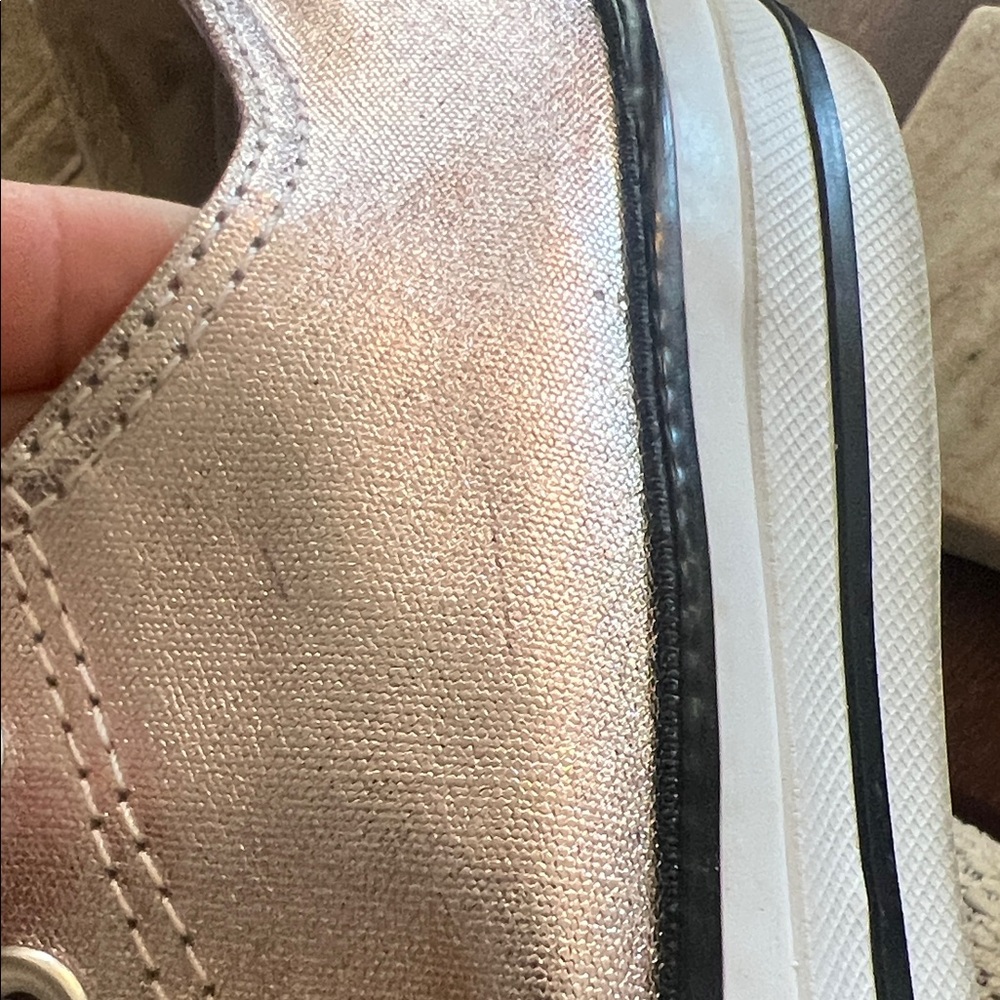 Converse Metallic Pink Sneakers - Picture 12 of 15
